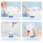 Geevon 3 Pack Water Leak Detectors for Home, 100dB Loud Water Sensor Alarm Leak Detectors with Drip Alert for Kitchen, Basements, Laundry Rooms, IP56 Waterproof(Battery Included)